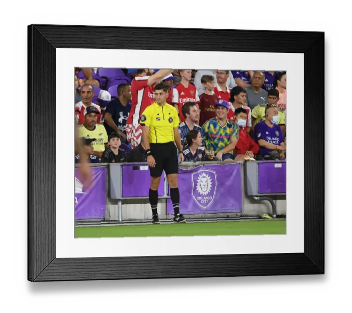 Framed Print : Arsenal vs Orlando City SC: Battle at Exploria Stadium (July 20, 2022)