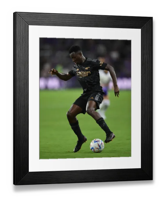 Framed Print : Arsenal's Eddie Nketiah Shines in Orlando Pre-Season Friendly, 2022-23 Framed Print : Arsenal's Eddie Nketiah Shines in Orlando Pre-Season Friendly, 2022-23