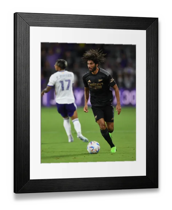 Framed Print : Mohamed Elneny's Standout Performance: Arsenal Takes on Orlando City SC in Pre-Season Clash (2022)
