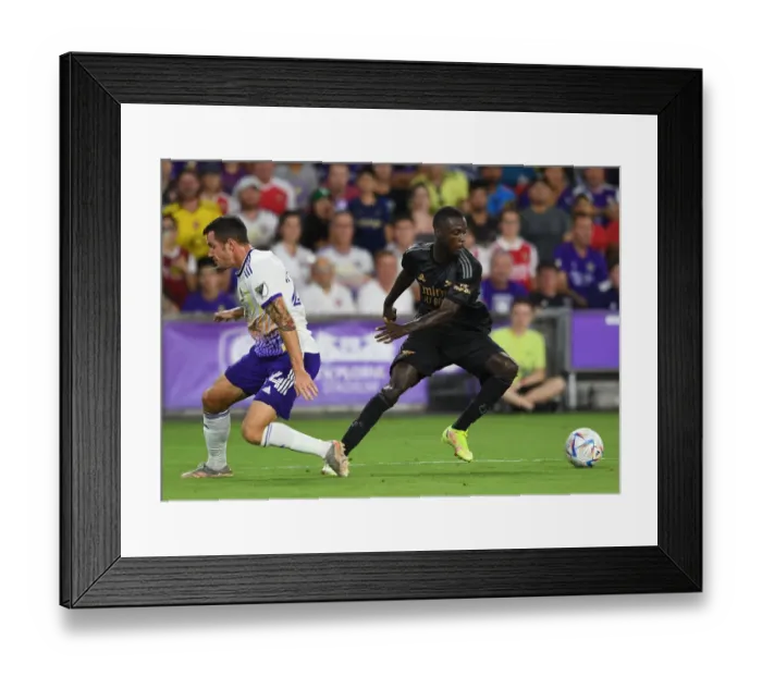 Framed Print : Nicolas Pepe's Standout Performance: Arsenal's Pre-Season Victory Over Orlando City SC