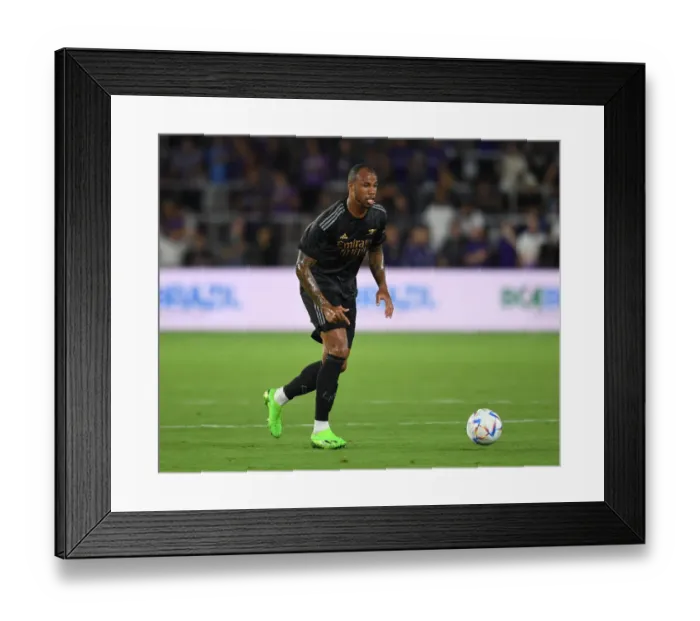 Framed Print : Arsenal's Gabriel Magalhaes in Action at Orlando Pre-Season Friendly, 2022