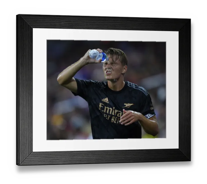 Framed Print : Arsenal's Martin Odegaard in Action: Pre-Season Clash with Orlando City SC (2022-23) Framed Print : Arsenal's Martin Odegaard in Action: Pre-Season Clash with Orlando City SC (2022-23)