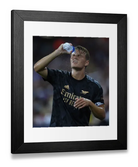 Framed Print : Martin Odegaard's Standout Performance: Arsenal's Pre-Season Victory Over Orlando City SC (2022-23)