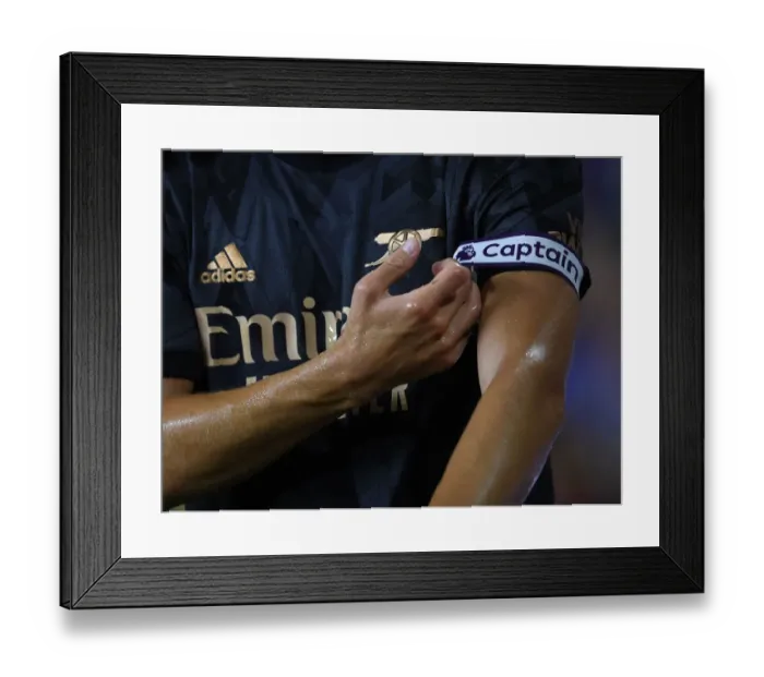 Framed Print : Arsenal's Martin Odegaard Leads the Team in Pre-Season Friendly Against Orlando City SC