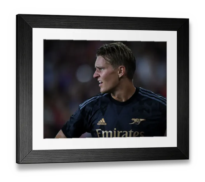 Framed Print : Martin Odegaard's Standout Performance: Arsenal Tops Orlando City SC in 2022-23 Pre-Season Friendly Framed Print : Martin Odegaard's Standout Performance: Arsenal Tops Orlando City SC in 2022-23 Pre-Season Friendly
