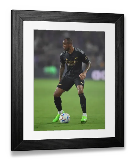 Framed Print : Arsenal's Gabriel Magalhaes in Action: Orlando Pre-Season Clash (2022-23)