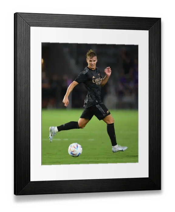 Framed Print : Martin Odegaard in Action: Arsenal's Pre-Season Victory over Orlando City SC (2022-23) Framed Print : Martin Odegaard in Action: Arsenal's Pre-Season Victory over Orlando City SC (2022-23)