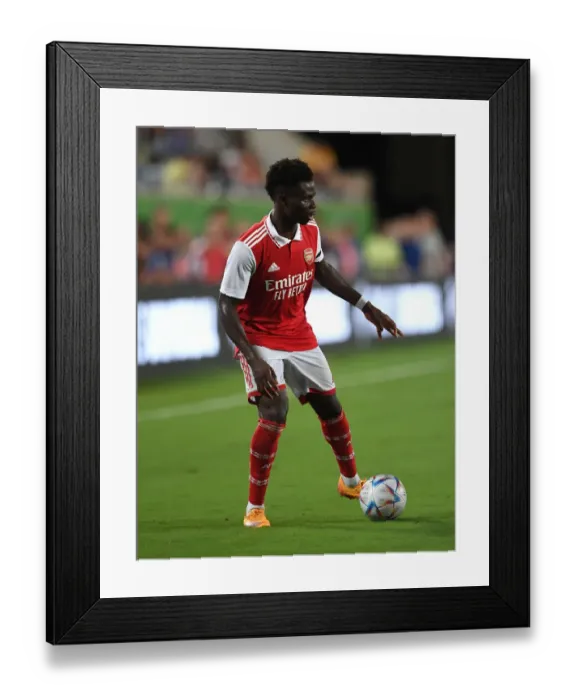 Framed Print : Arsenal's Bukayo Saka in Action: Arsenal vs. Chelsea, Florida Cup 2022-23 Framed Print : Arsenal's Bukayo Saka in Action: Arsenal vs. Chelsea, Florida Cup 2022-23