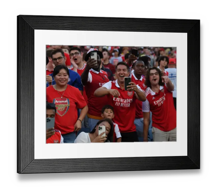 Framed Print : Arsenal Fans Gather Before Chelsea Showdown at Florida Cup 2022-23 Framed Print : Arsenal Fans Gather Before Chelsea Showdown at Florida Cup 2022-23