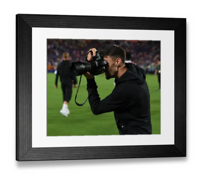 Framed Print : Arsenal's Fabio Vieira Reacts After Arsenal vs. Chelsea in Florida Cup 2022-23