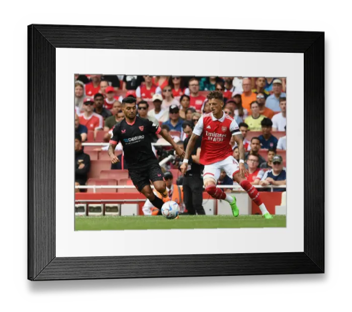 Framed Print : Arsenal's Ben White Stands Out: Emirates Cup Showdown Against Sevilla, 2022 Framed Print : Arsenal's Ben White Stands Out: Emirates Cup Showdown Against Sevilla, 2022