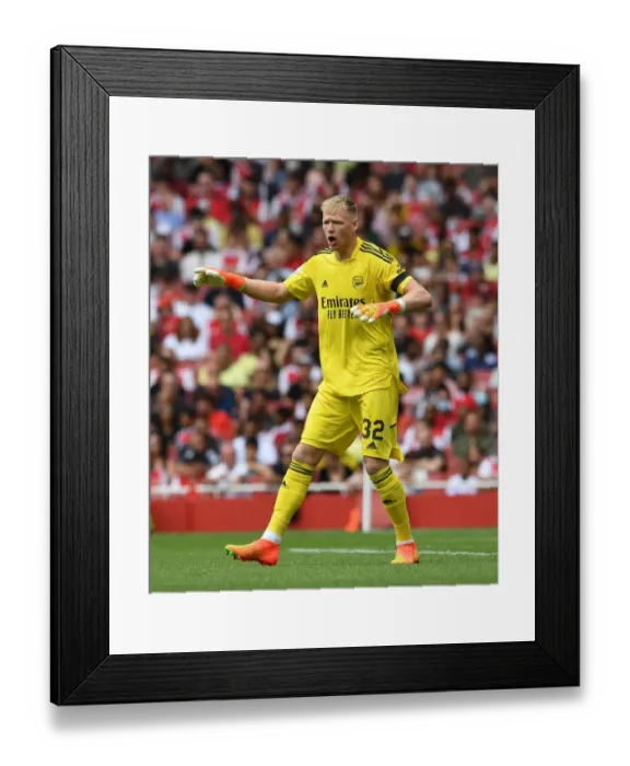 Framed Print : Arsenal's Aaron Ramsdale in Action Against Sevilla at Emirates Cup 2022 Framed Print : Arsenal's Aaron Ramsdale in Action Against Sevilla at Emirates Cup 2022