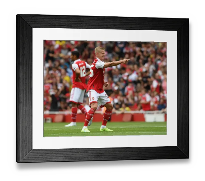 Framed Print : Arsenal's Zinchenko Stars in Emirates Cup Victory Over Sevilla Framed Print : Arsenal's Zinchenko Stars in Emirates Cup Victory Over Sevilla