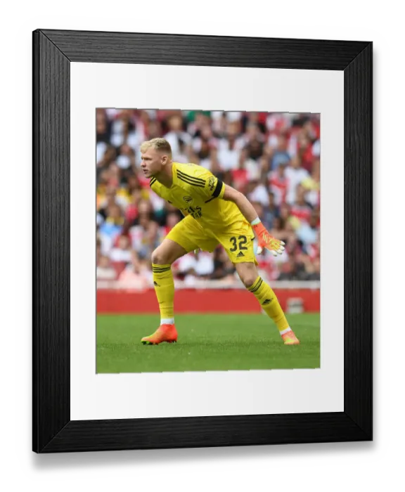 Framed Print : Arsenal's Aaron Ramsdale in Action Against Sevilla at Emirates Cup 2022 Framed Print : Arsenal's Aaron Ramsdale in Action Against Sevilla at Emirates Cup 2022