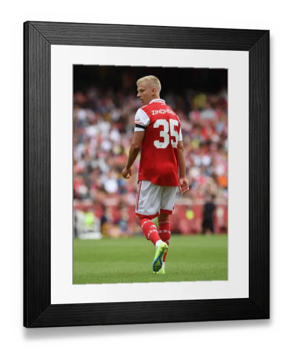 Framed Print : Zinchenko Shines: Arsenal Secures Emirates Cup Victory Over Sevilla