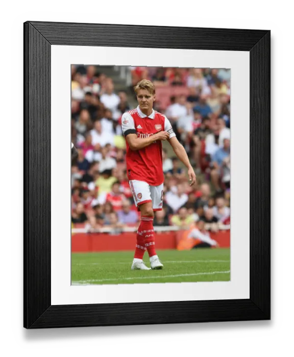 Framed Print : Martin Odegaard Shines: Arsenal's Emirates Cup Victory over Sevilla Framed Print : Martin Odegaard Shines: Arsenal's Emirates Cup Victory over Sevilla