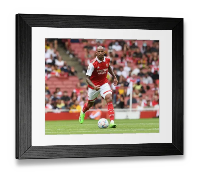 Framed Print : Arsenal's Gabriel Magalhaes in Action against Sevilla during Emirates Cup 2022 Framed Print : Arsenal's Gabriel Magalhaes in Action against Sevilla during Emirates Cup 2022