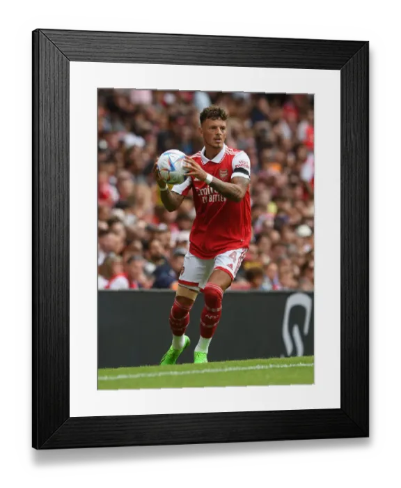 Framed Print : Arsenal's Ben White Stands Out in Emirates Cup Showdown Against Sevilla, 2022 Framed Print : Arsenal's Ben White Stands Out in Emirates Cup Showdown Against Sevilla, 2022