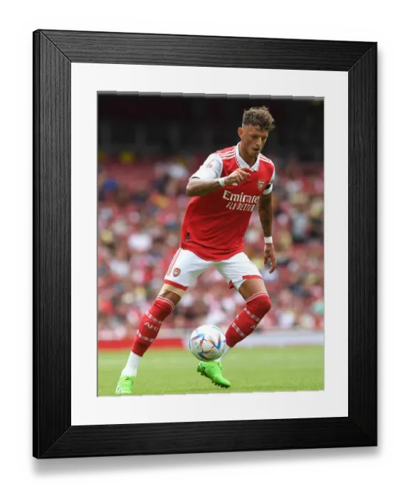 Framed Print : Arsenal's Ben White Stars in Emirates Cup Victory Over Sevilla, 2022 Framed Print : Arsenal's Ben White Stars in Emirates Cup Victory Over Sevilla, 2022