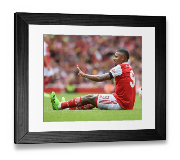 Framed Print : Gabriel Jesus Shines: Arsenal's Emirates Cup Victory over Sevilla, 2022
