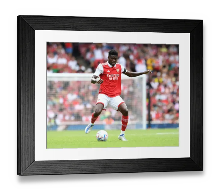 Framed Print : Thomas Partey Shines: Arsenal's Triumph Over Sevilla in the Emirates Cup 2022