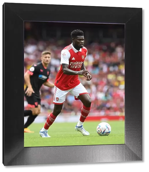 Arsenal's Thomas Partey in Action against Sevilla during Emirates Cup 2022
