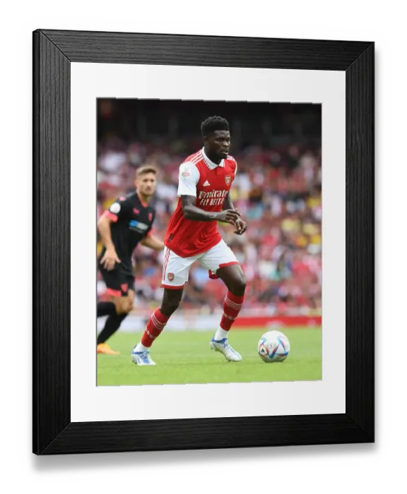 Framed Print : Arsenal's Thomas Partey in Action against Sevilla during Emirates Cup 2022 Framed Print : Arsenal's Thomas Partey in Action against Sevilla during Emirates Cup 2022
