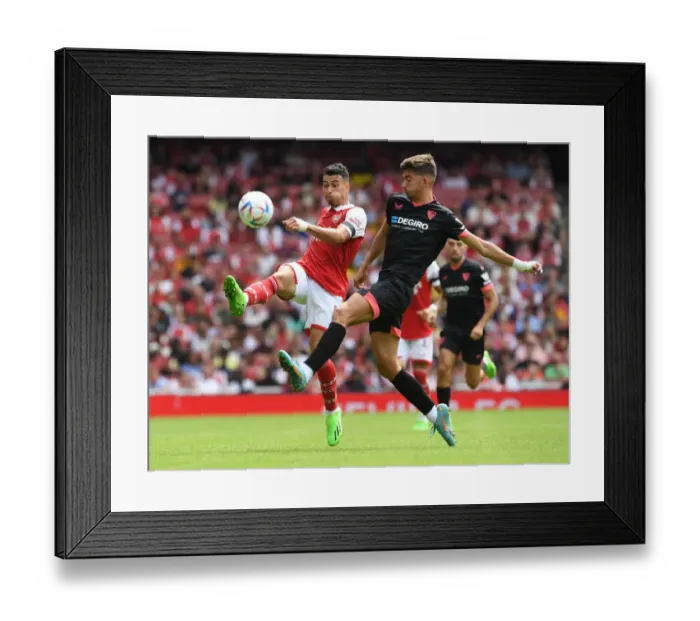 Framed Print : Martinelli Shines: Arsenal's Emirates Cup Victory over Sevilla Framed Print : Martinelli Shines: Arsenal's Emirates Cup Victory over Sevilla