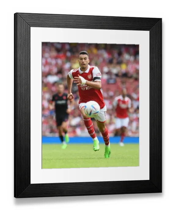 Framed Print : Martinelli's Star Performance: Arsenal's Emirates Cup Victory over Sevilla Framed Print : Martinelli's Star Performance: Arsenal's Emirates Cup Victory over Sevilla