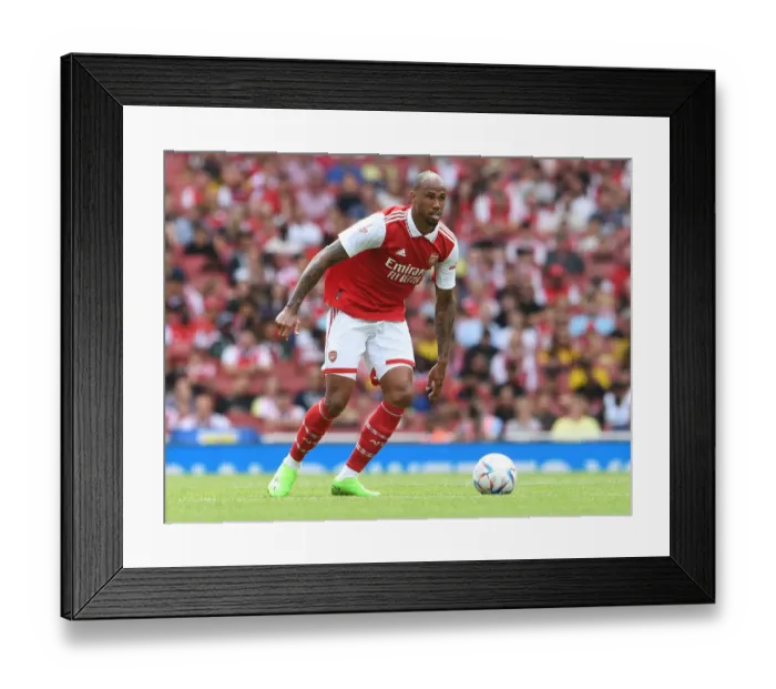Framed Print : Arsenal's Gabriel Magalhaes in Action Against Sevilla at the Emirates Cup 2022 Framed Print : Arsenal's Gabriel Magalhaes in Action Against Sevilla at the Emirates Cup 2022