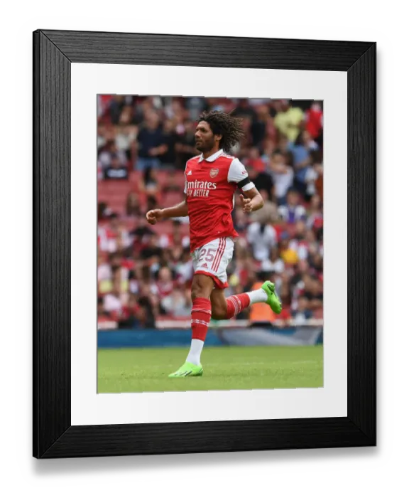 Framed Print : Arsenal vs Sevilla: Mohamed Elneny in Action at the Emirates Cup 2022 Framed Print : Arsenal vs Sevilla: Mohamed Elneny in Action at the Emirates Cup 2022