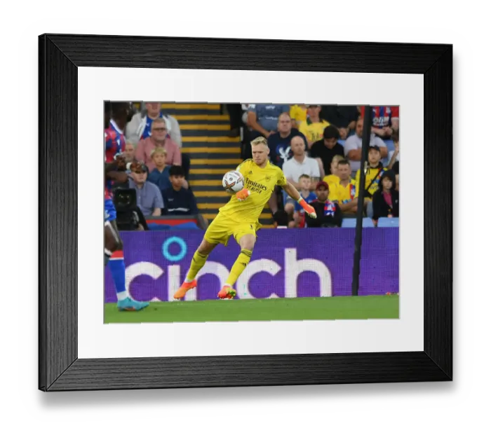 Framed Print : Arsenal's Aaron Ramsdale in Action against Crystal Palace - Premier League 2022-23 Framed Print : Arsenal's Aaron Ramsdale in Action against Crystal Palace - Premier League 2022-23