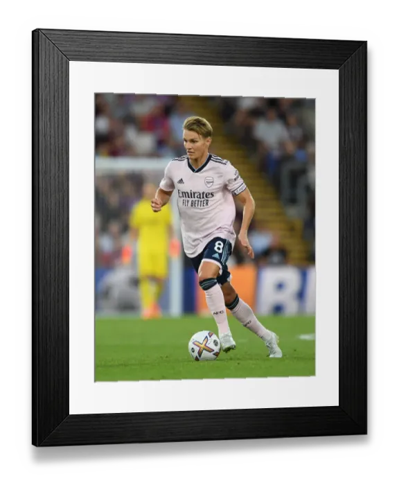 Framed Print : Martin Odegaard: Arsenal's Midfield Genius Shines in Premier League Win vs Crystal Palace Framed Print : Martin Odegaard: Arsenal's Midfield Genius Shines in Premier League Win vs Crystal Palace