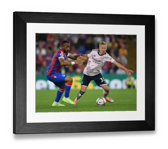 Framed Print : Clash at Selhurst Park: Battle Between Zinchenko and Ayew (Crystal Palace vs Arsenal 2022-23) Framed Print : Clash at Selhurst Park: Battle Between Zinchenko and Ayew (Crystal Palace vs Arsenal 2022-23)