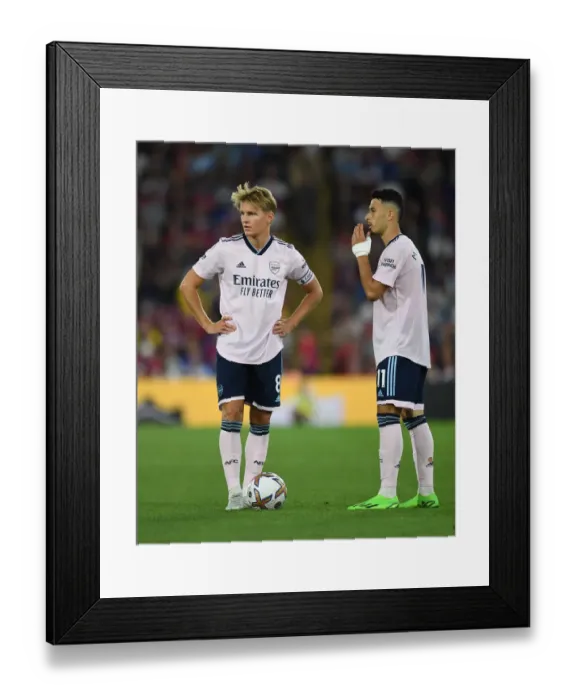 Framed Print : Martin Odegaard and Gabriel Martinelli in Action: Crystal Palace vs. Arsenal, Premier League 2022-23 Framed Print : Martin Odegaard and Gabriel Martinelli in Action: Crystal Palace vs. Arsenal, Premier League 2022-23