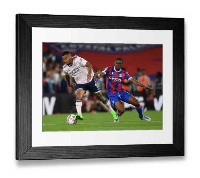 Framed Print : Gabriel Jesus vs Cheick Doucoure: Battle at Selhurst Park - Crystal Palace vs Arsenal FC, Premier League 2022-23 Framed Print : Gabriel Jesus vs Cheick Doucoure: Battle at Selhurst Park - Crystal Palace vs Arsenal FC, Premier League 2022-23