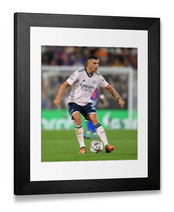 Framed Print : Granit Xhaka in Action: Crystal Palace vs Arsenal, Premier League 2022-23 Framed Print : Granit Xhaka in Action: Crystal Palace vs Arsenal, Premier League 2022-23