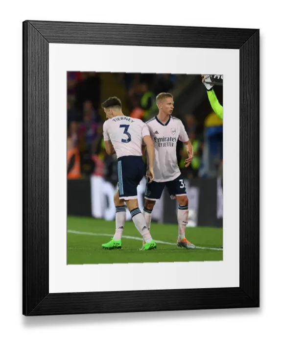 Framed Print : Zinchenko Substituted by Tierney: Arsenal's In-Game Switch at Crystal Palace Framed Print : Zinchenko Substituted by Tierney: Arsenal's In-Game Switch at Crystal Palace