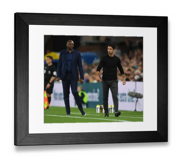 Framed Print : Mikel Arteta Kicks Off Arsenal's 2022-23 Premier League Campaign at Crystal Palace