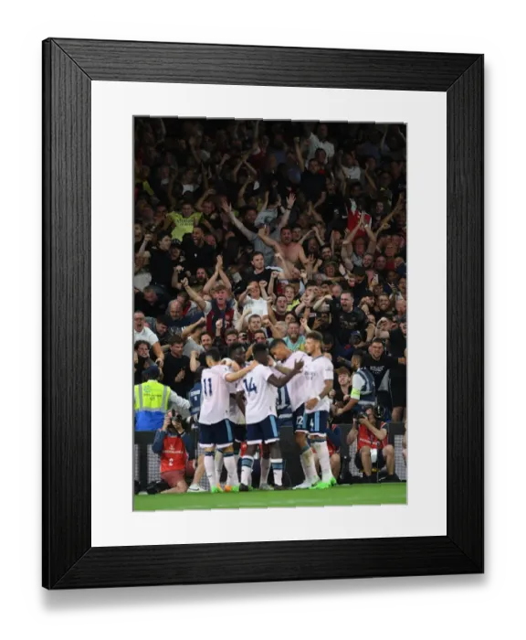 Framed Print : Arsenal Fans Euphoria: Unforgettable Moment of the Second Goal vs. Crystal Palace (2022-23 Premier League) Framed Print : Arsenal Fans Euphoria: Unforgettable Moment of the Second Goal vs. Crystal Palace (2022-23 Premier League)