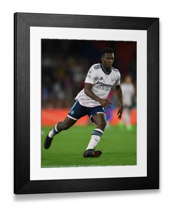 Framed Print : Arsenal's Eddie Nketiah in Action against Crystal Palace - Premier League 2022-23