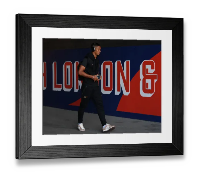 Framed Print : William Saliba's Arrival: Crystal Palace vs. Arsenal FC, Premier League 2022-23 Framed Print : William Saliba's Arrival: Crystal Palace vs. Arsenal FC, Premier League 2022-23