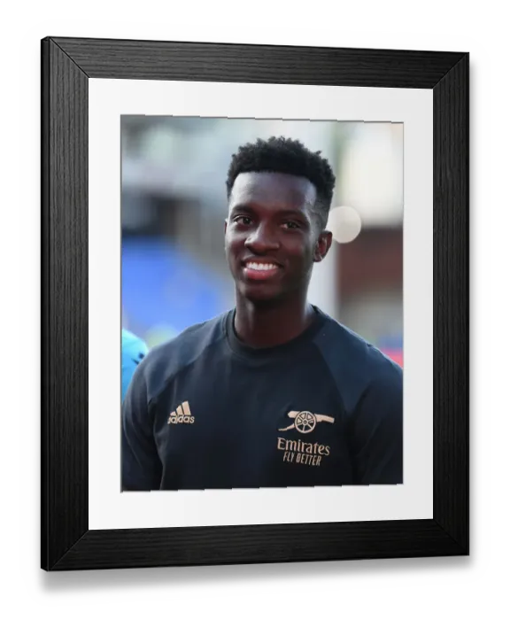 Framed Print : Arsenal's Eddie Nketiah Readies for Crystal Palace Clash in 2022-23 Premier League Framed Print : Arsenal's Eddie Nketiah Readies for Crystal Palace Clash in 2022-23 Premier League