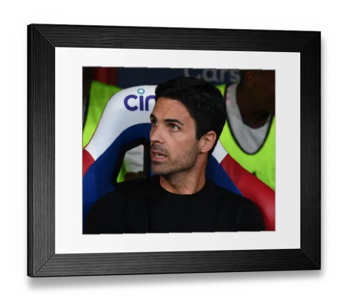 Framed Print : Mikel Arteta Before Crystal Palace vs Arsenal FC Premier League Clash (2022-23) Framed Print : Mikel Arteta Before Crystal Palace vs Arsenal FC Premier League Clash (2022-23)