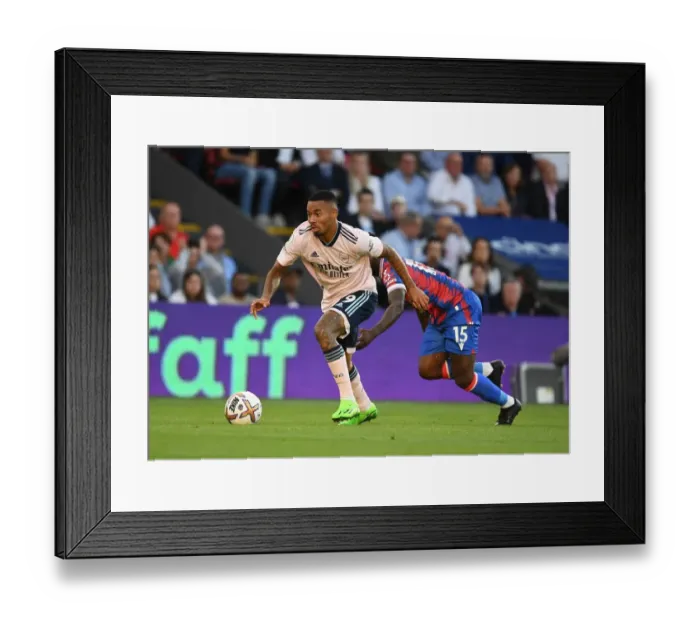 Framed Print : Gabriel Jesus Outshines Schlupp: Thrilling Arsenal Debut in 2022-23 Premier League