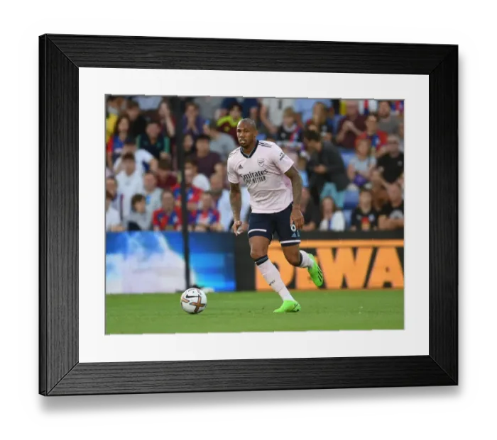 Framed Print : Gabriel of Arsenal in Action at Crystal Palace, Premier League 2022-23 Framed Print : Gabriel of Arsenal in Action at Crystal Palace, Premier League 2022-23