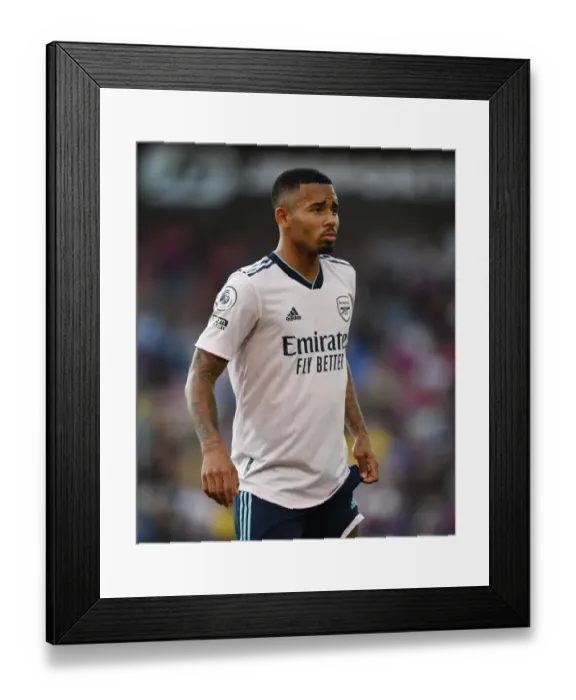 Framed Print : Gabriel Jesus in Action: Crystal Palace vs. Arsenal, Premier League 2022-23