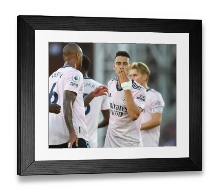 Framed Print : Arsenal vs. Crystal Palace: Premier League Battle at Selhurst Park (August 2022)