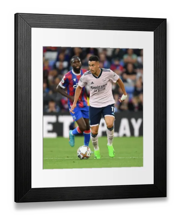 Framed Print : Martinelli in Action: Crystal Palace vs. Arsenal, Premier League 2022-23