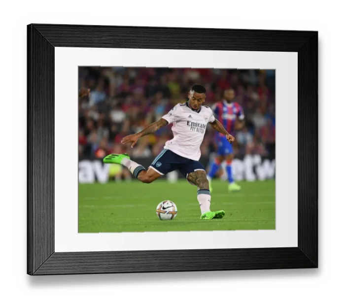 Framed Print : Gabriel Jesus in Action: Crystal Palace vs. Arsenal, Premier League 2022-23 Framed Print : Gabriel Jesus in Action: Crystal Palace vs. Arsenal, Premier League 2022-23